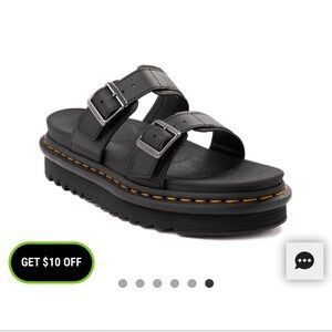 Dr. Martens Black Sandals